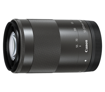 【定番人気定番】ef-m55-200mm f4.5-6.3 is stm 難あり レンズ(ズーム)