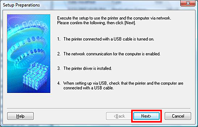 canon ij network tool cannot add printer