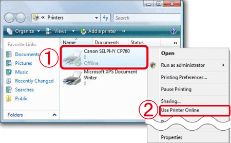 kiwi participar Siempre Setting the Printer Online (Windows)