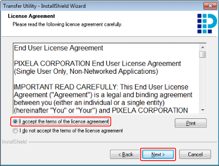 download pixela transfer utility le for windows 7
