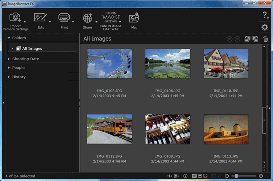 image browser software canon