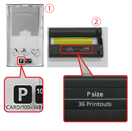 canon selphy cp1300 card size cassette