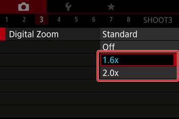 Shooting the subject at the largest zoom factor (PowerShot G5 X)