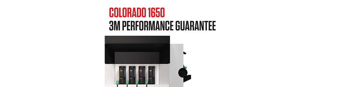 Colorado 1650 UVgel 460 Ink Receives 3M Performance Guarantee Certification