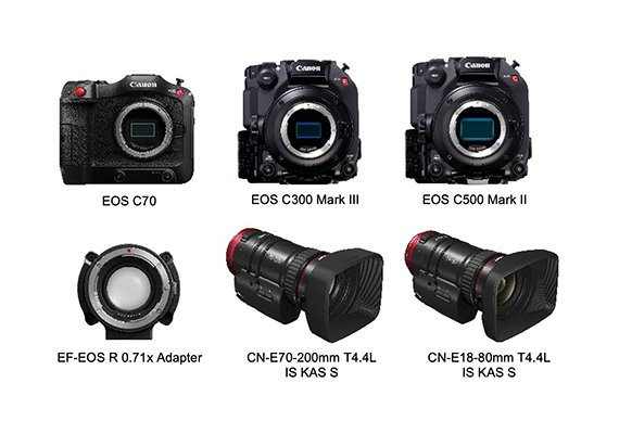 Canon Announces New Firmware Updates For Cinema EOS Cameras, EF-EOS R 0.71x Adapter and Compact-Servo Lenses