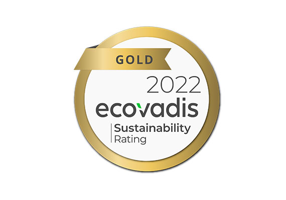 Sustainability Efforts Rewarded with Top Gold Rating