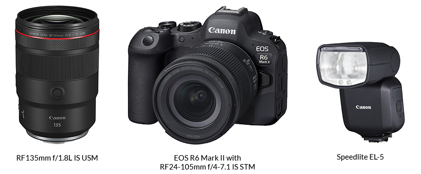 Canon EF 50mm f/1.8 STM Lens + Speedlite EL-100 Creative