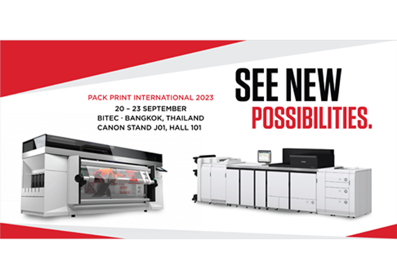 See New Possibilities for Print with Canon at Pack Print International 2023