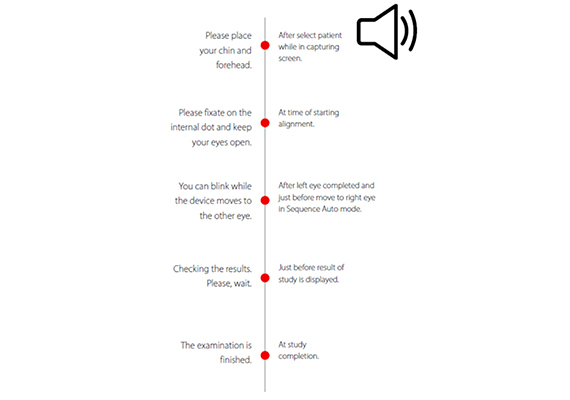 One Touch Auto Operation and Audio Guidance