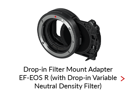 Drop-In Filter Mount Adapter EF-EOS R with Drop-In Variable ND Filter