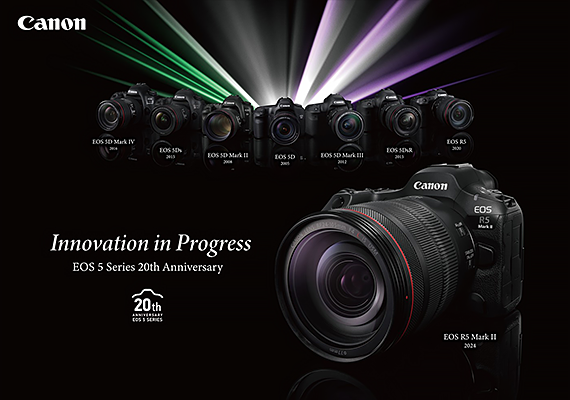 Canon celebrates 20th anniversary of EOS 5 interchangeable-lens digital camera series