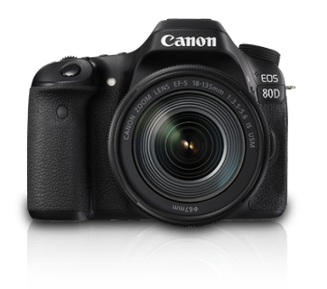 Interchangeable Lens Cameras - EOS 80D Kit II (EF-S18-135 IS USM 